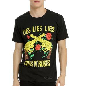 Guns N Roses Lies Lies Lies metal rock Official T-Shirt L NWT